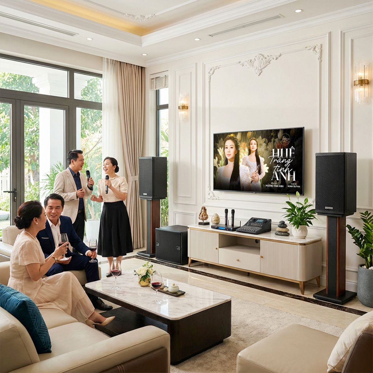 Dàn karaoke siêu cao cấp cho gia đình - biệt thự 08 (dBTechnologies Vio X12, VIO S115, Alto TMD16, Baiervires BS9800,…) - Hình 4