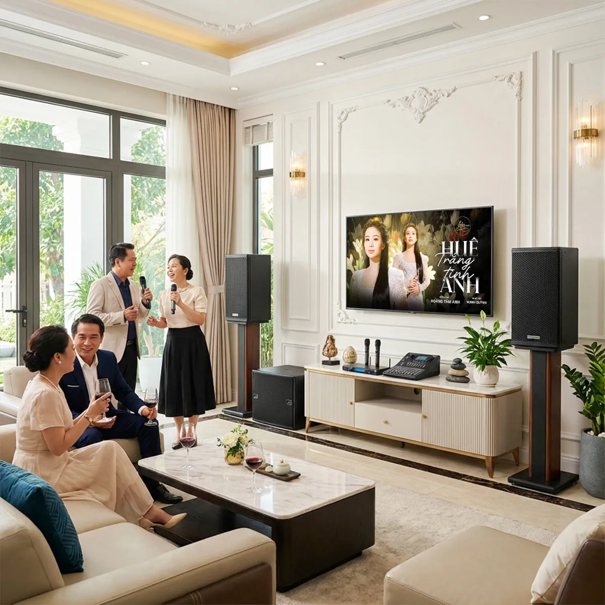 Dàn karaoke siêu cao cấp cho gia đình - biệt thự 08 (dBTechnologies Vio X12, VIO S115, Alto TMD16, Baiervires BS9800,…) - Hình 4