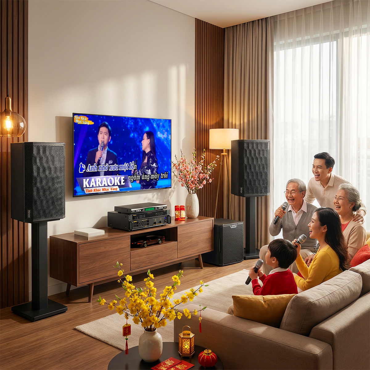 Dàn karaoke Denon Nhật 07( Denon DP-R312, BIK VM620A, BIK BPR-5800, Alto TS12S, Baiervires BS-790s) - Hình 1