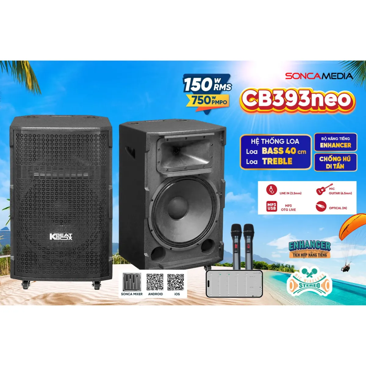 Loa kéo Acnos CB393neo