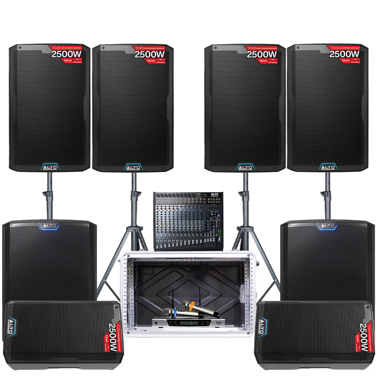 Dàn âm thanh đám cưới Active ALTO 01 (Alto TS415, Alto TS412, Alto TS18S, Alto Live1604, BCE UGX12) - Hình 1