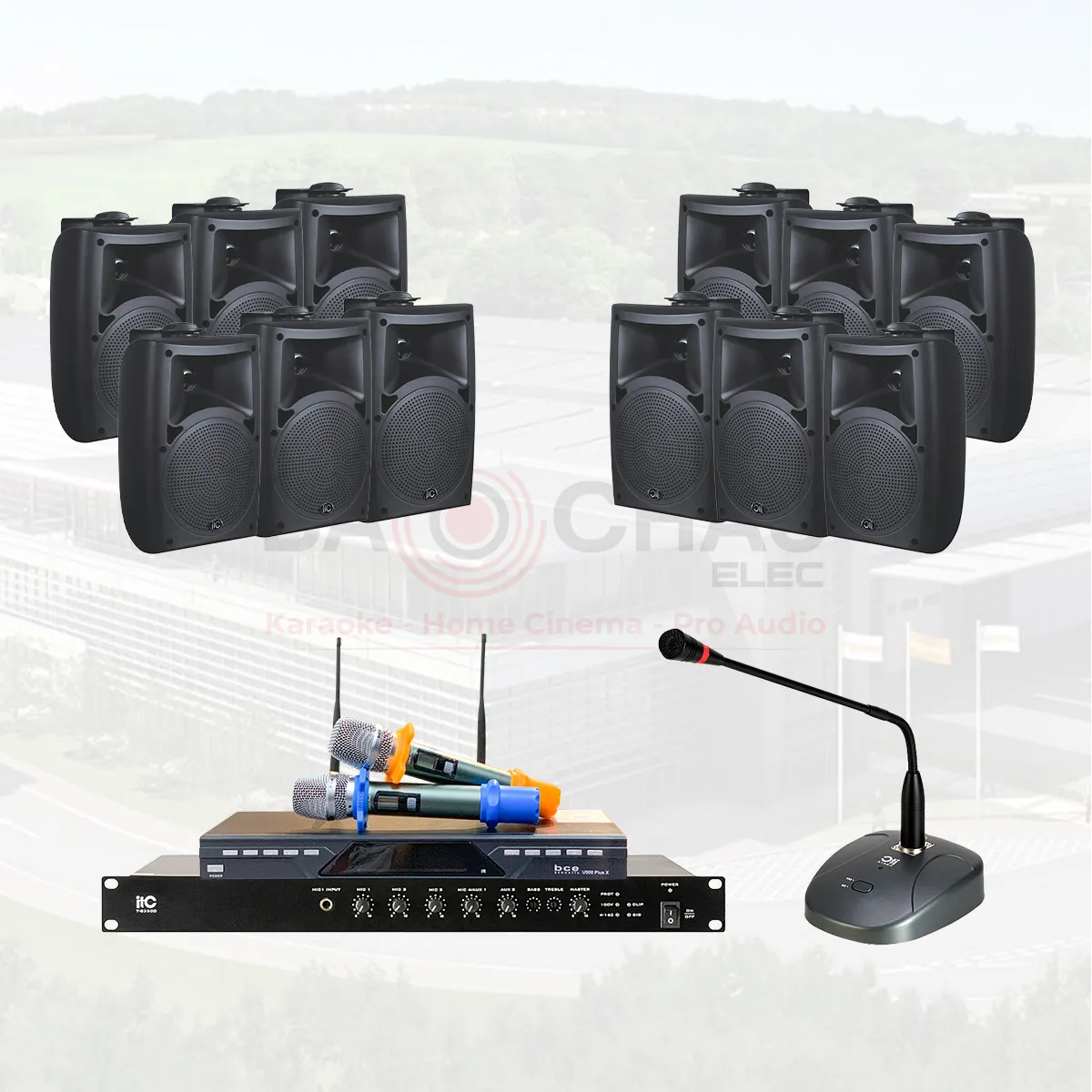 Hệ thống âm thanh nhà xưởng thông báo nhạc nền 01