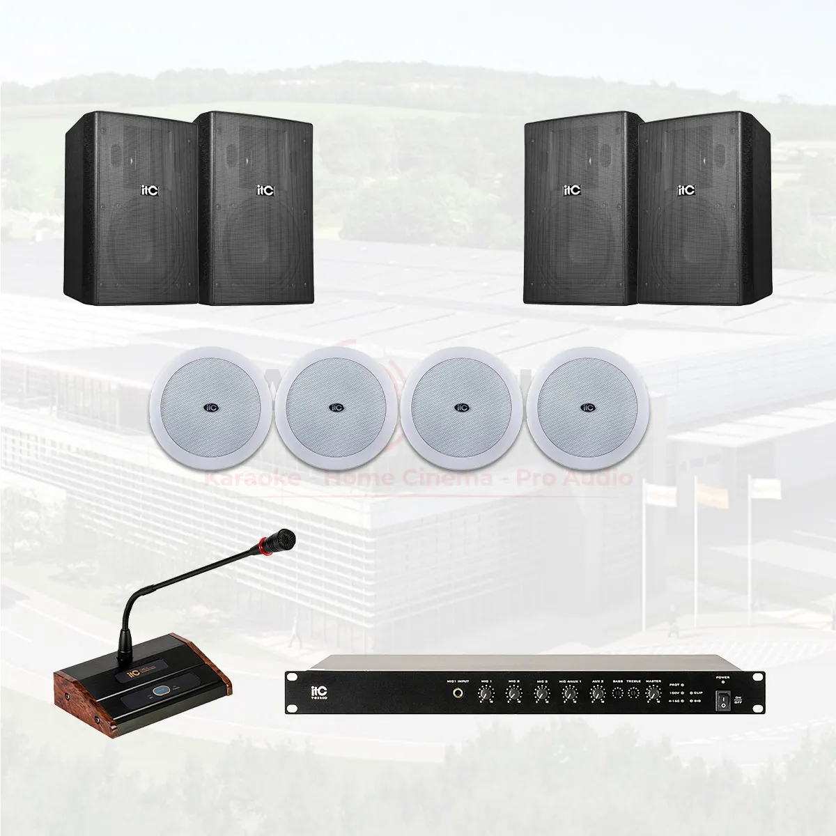 Hệ thống âm thanh nhà xưởng thông báo nhạc nền 03