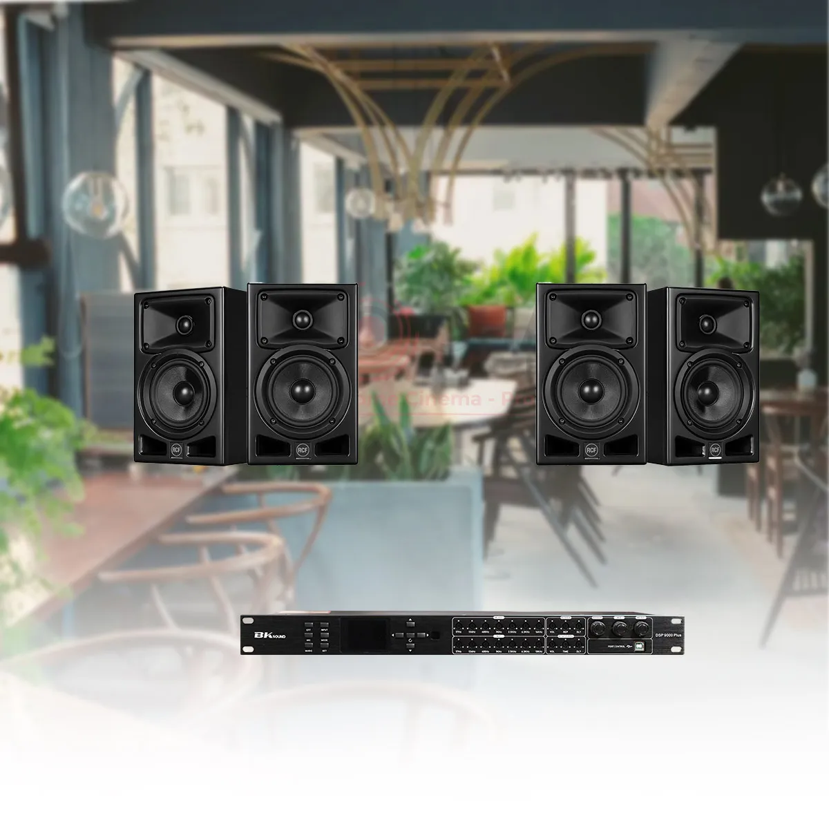 Hệ thống âm thanh nhạc nền quán cafe, nhà hàng, shop, spa RCF 06