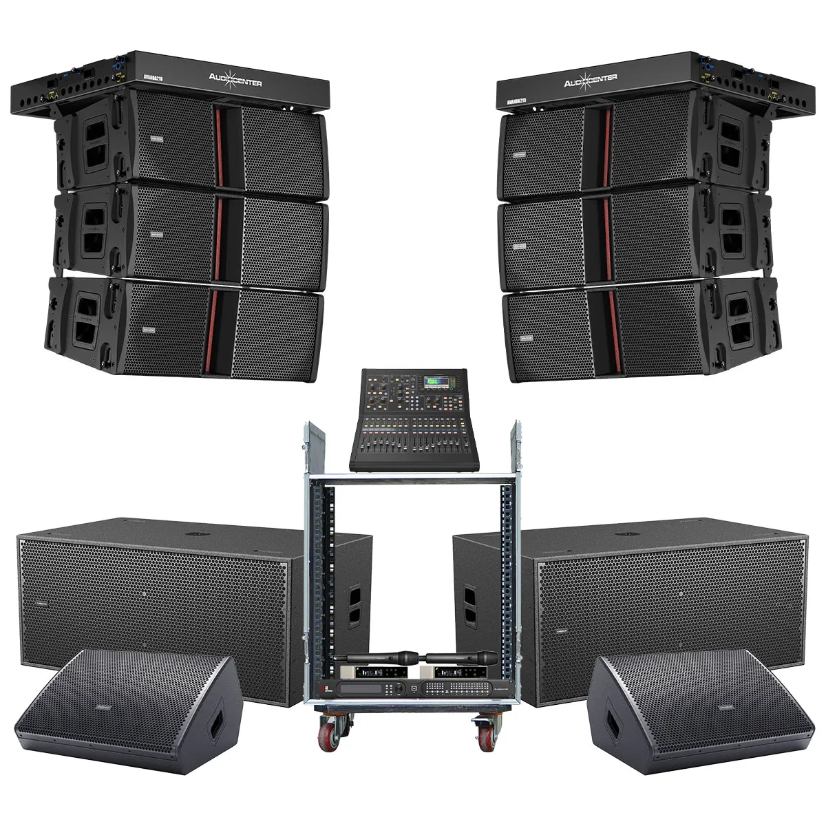 Dàn Line Array Active Audiocenter Avanda 04 (Audiocenter Avanda 212A, Audiocenter Avanda 218A, Audiocenter WM3210A…)