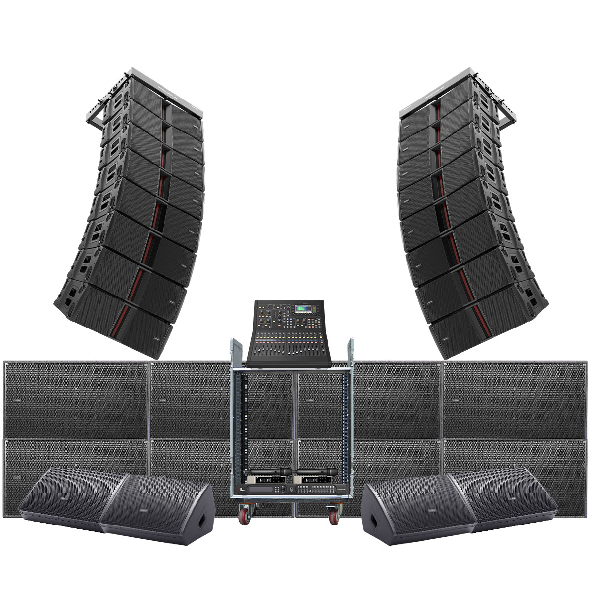 Dàn Line Array Active Audiocenter Avanda 07 (Audiocenter Avanda 210A, Avanda 218A, Avanda 218A, Yamaha DM3 Standard...)