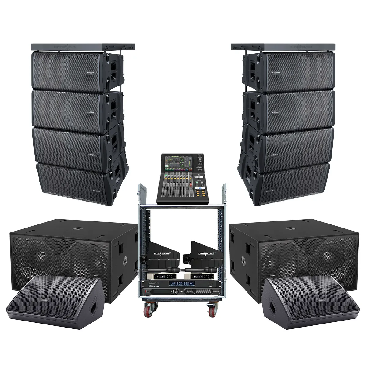 Dàn Line Array Active Audiocenter KLA 01 (Audiocenter K-LA12A, K-LA218-DSP, DM3 Standard, WM3210A...)
