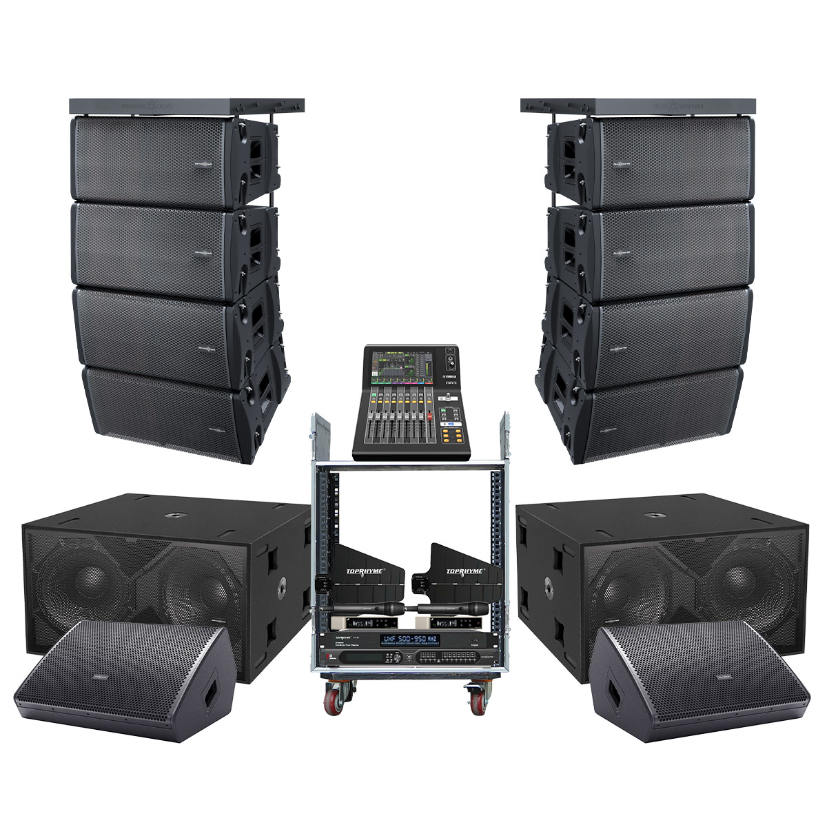 Dàn Line Array Active Audiocenter KLA 01 (Audiocenter K-LA12A, K-LA218-DSP, DM3 Standard, WM3210A...)
