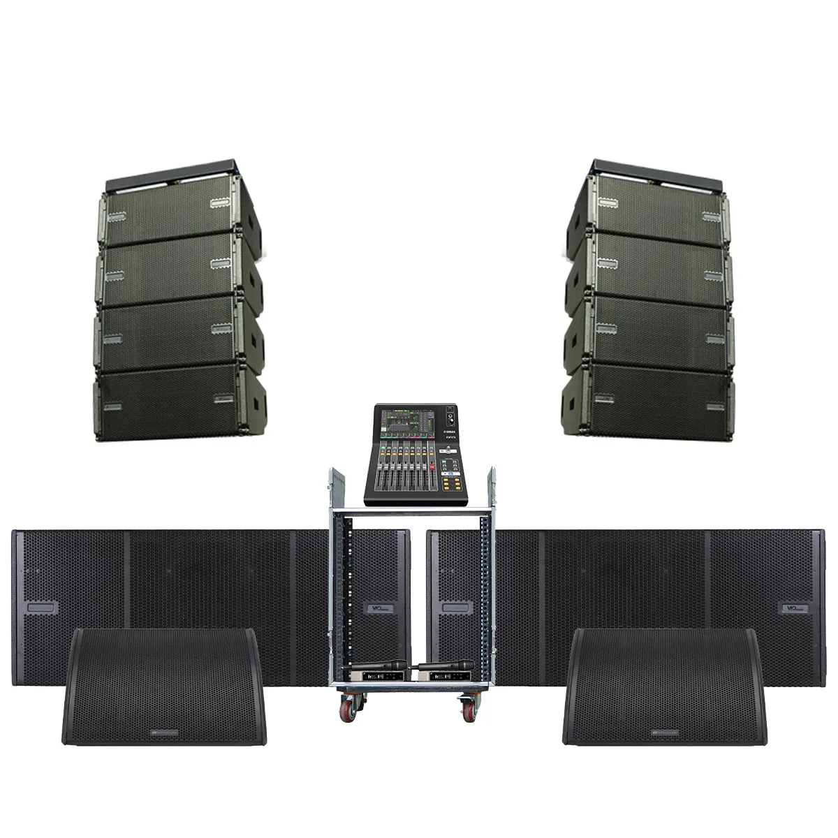 Dàn Line Array Active dBTechnologies ITALY siêu cao cấp 09 (dBTechnologies Vio L210, Vio S218F, FMX15, DM3 Standard...)