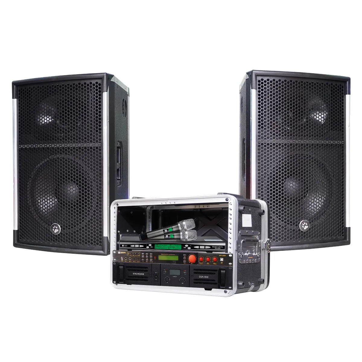 Dàn âm thanh hội trường, sân khấu, đám cưới BC-CatKing 08 (CatKing Pro 1.5+, D2A-800, BPR-5600...)