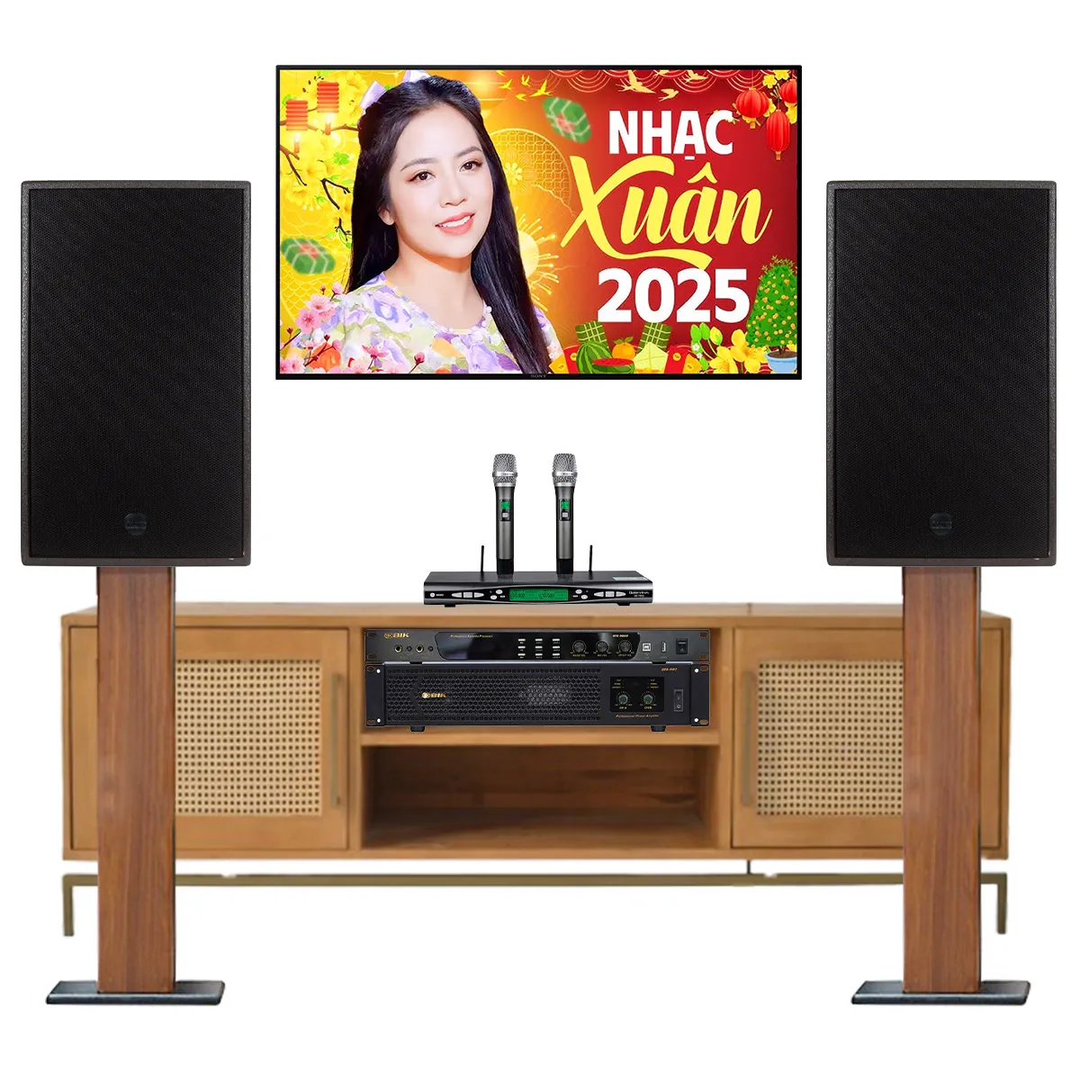 Dàn karaoke cao cấp Alto 21 (Alto BLS15+, BIK BPA-H82, BIK BPR-8600, Baiervires BS-790S)