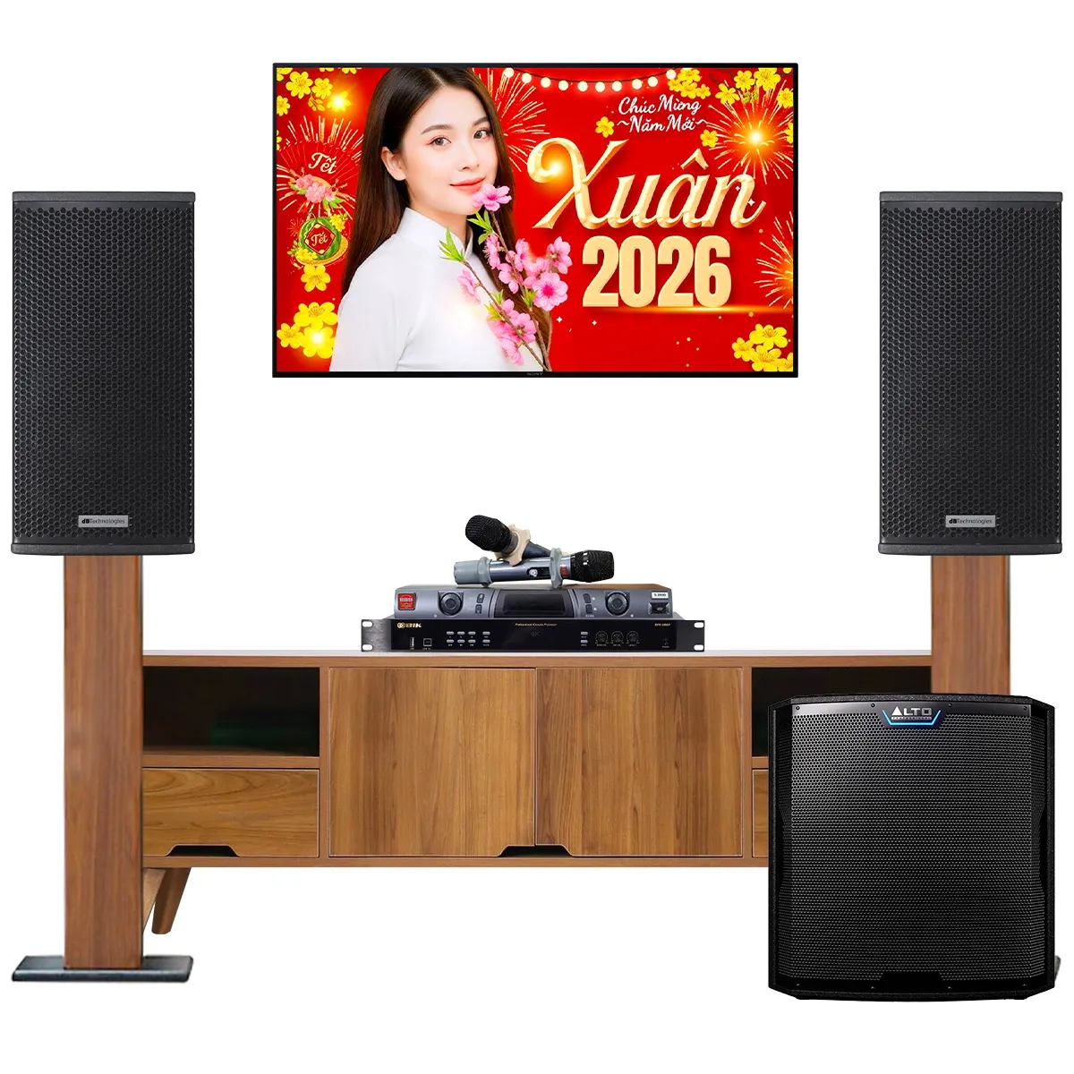 Dàn karaoke gia đình cao cấp dBTechnologies 03 (dBTechnologies Vio X12, BIK BPR-5800, Alto TS15S, BBS-S290D) - Hình 2