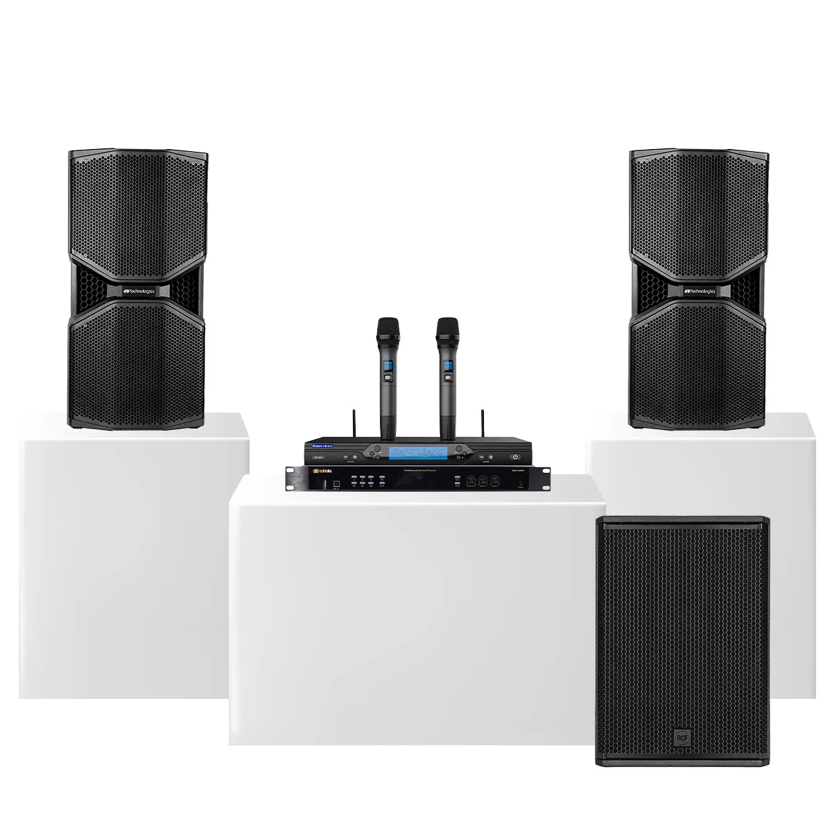 Dàn karaoke gia đình cao cấp dBTechnologies 04 (Opera Reevo 212, BIK BPR-5800, RCF 705-AS MK3, Baiervires BS9800)
