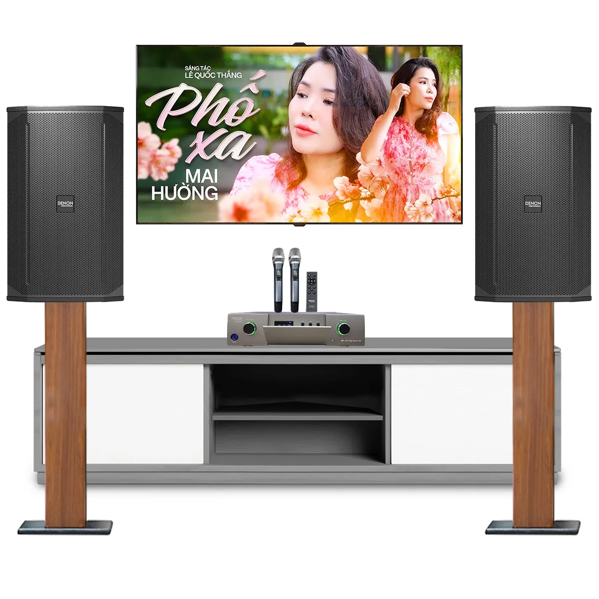 Dàn karaoke cao cấp Denon Nhật 23 (Denon DN-512, Amplifier Denon Pro DP-N1600) - Hình 1