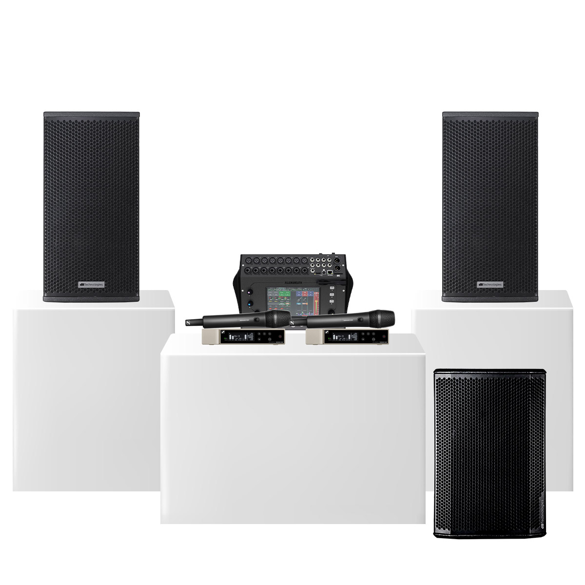 Dàn karaoke siêu cao cấp cho gia đình - biệt thự 01 (dBTechnologies Vio X10, Sub612, CQ-18T…)