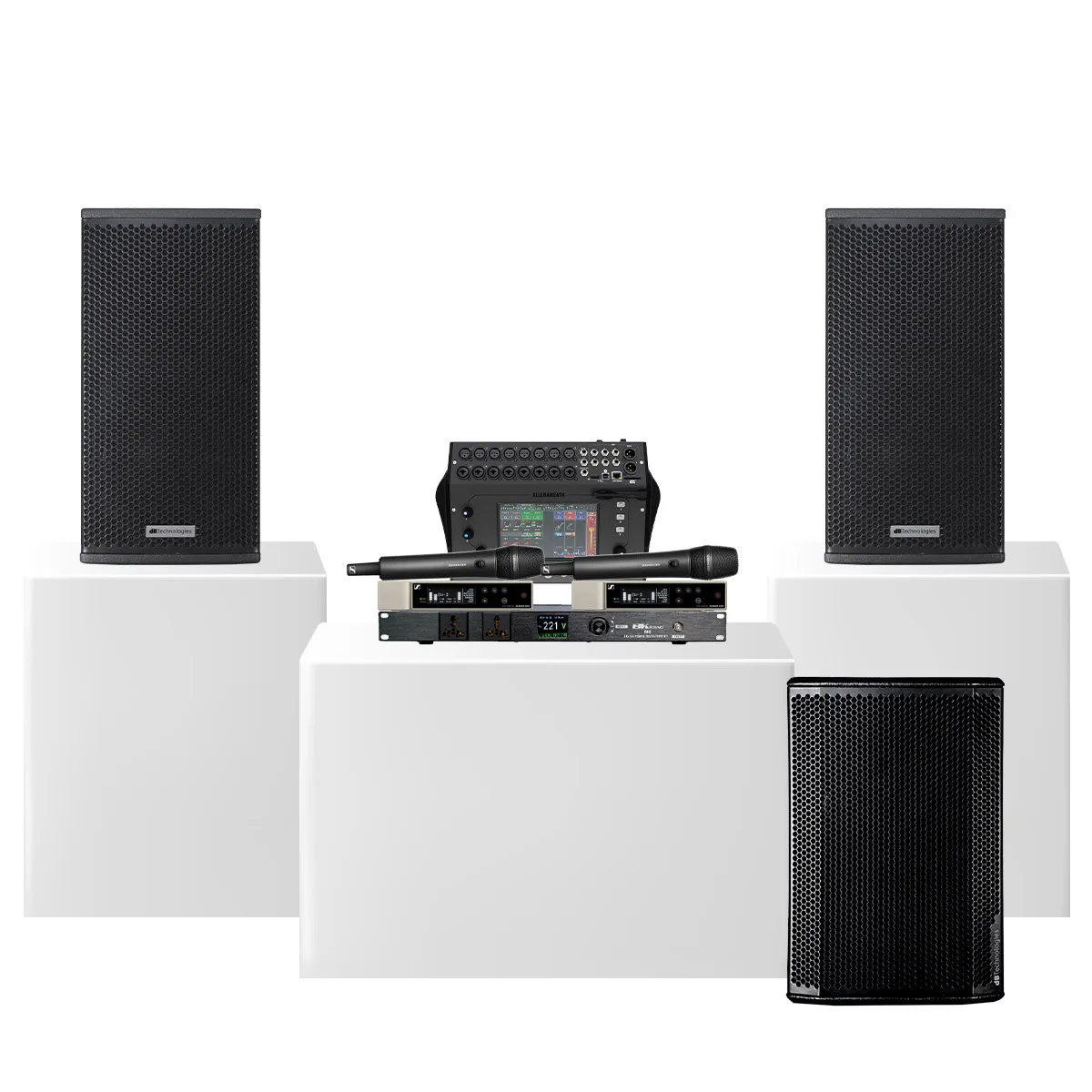 Dàn karaoke siêu cao cấp cho gia đình - biệt thự 01 (dBTechnologies Vio X10, Sub612, CQ-18T…)