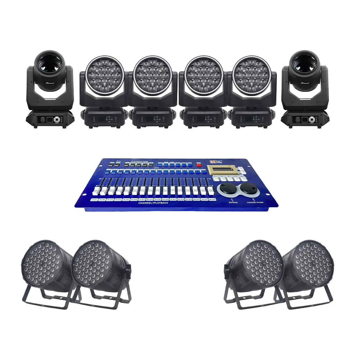 Combo Đèn Ánh Sáng sân khấu, sự kiện, đám cưới 07