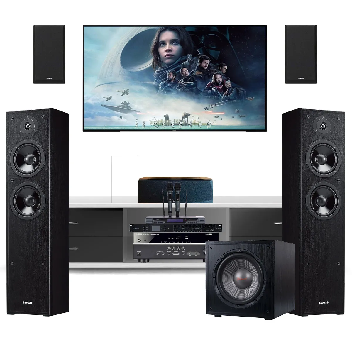 Dàn Âm Thanh Đa Chức Năng Xem Phim, Nghe Nhạc, Karaoke 08