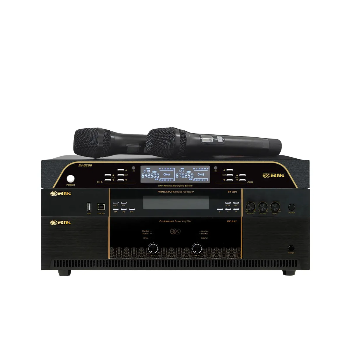 Dàn karaoke đồng bộ BIK New 02 (BIK CS-620, BIK VK-A52, BIK VK-R51, BIK BBK-W25A, BIK BJ-U200) - Hình 7