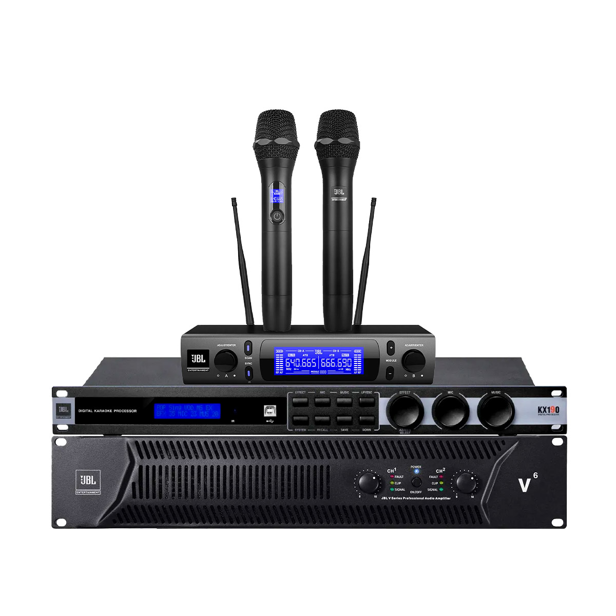 Dàn karaoke đồng bộ full JBL 07 (JBL CV1270, JBL V6, JBL KX190, JBL IRX115, JBL VM300) - Hình 4