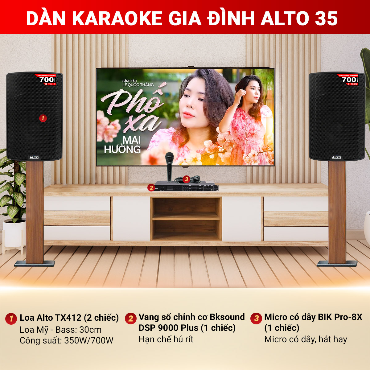 D&agrave;n karaoke gia đ&igrave;nh Alto 35