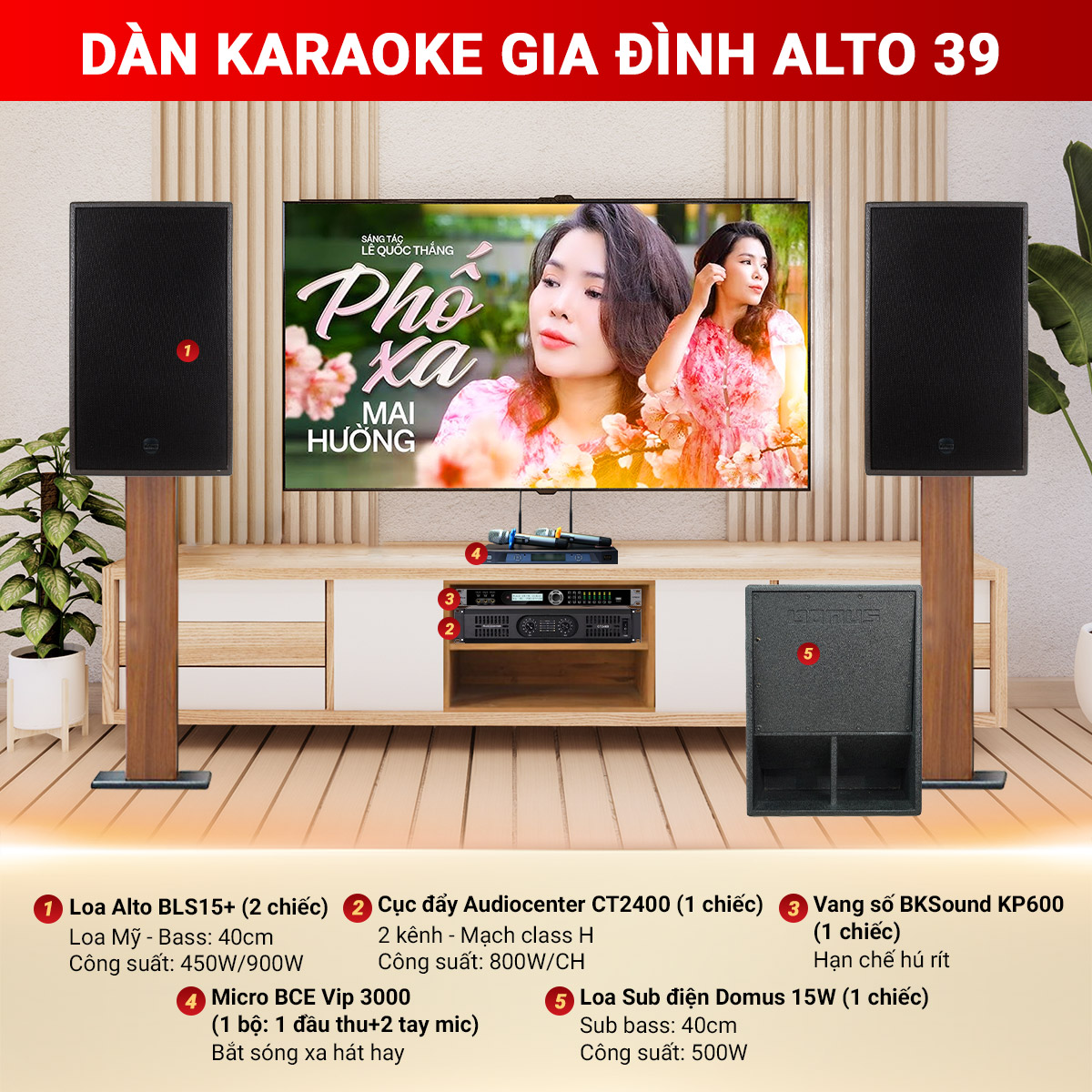 D&agrave;n karaoke gia đ&igrave;nh Alto 39