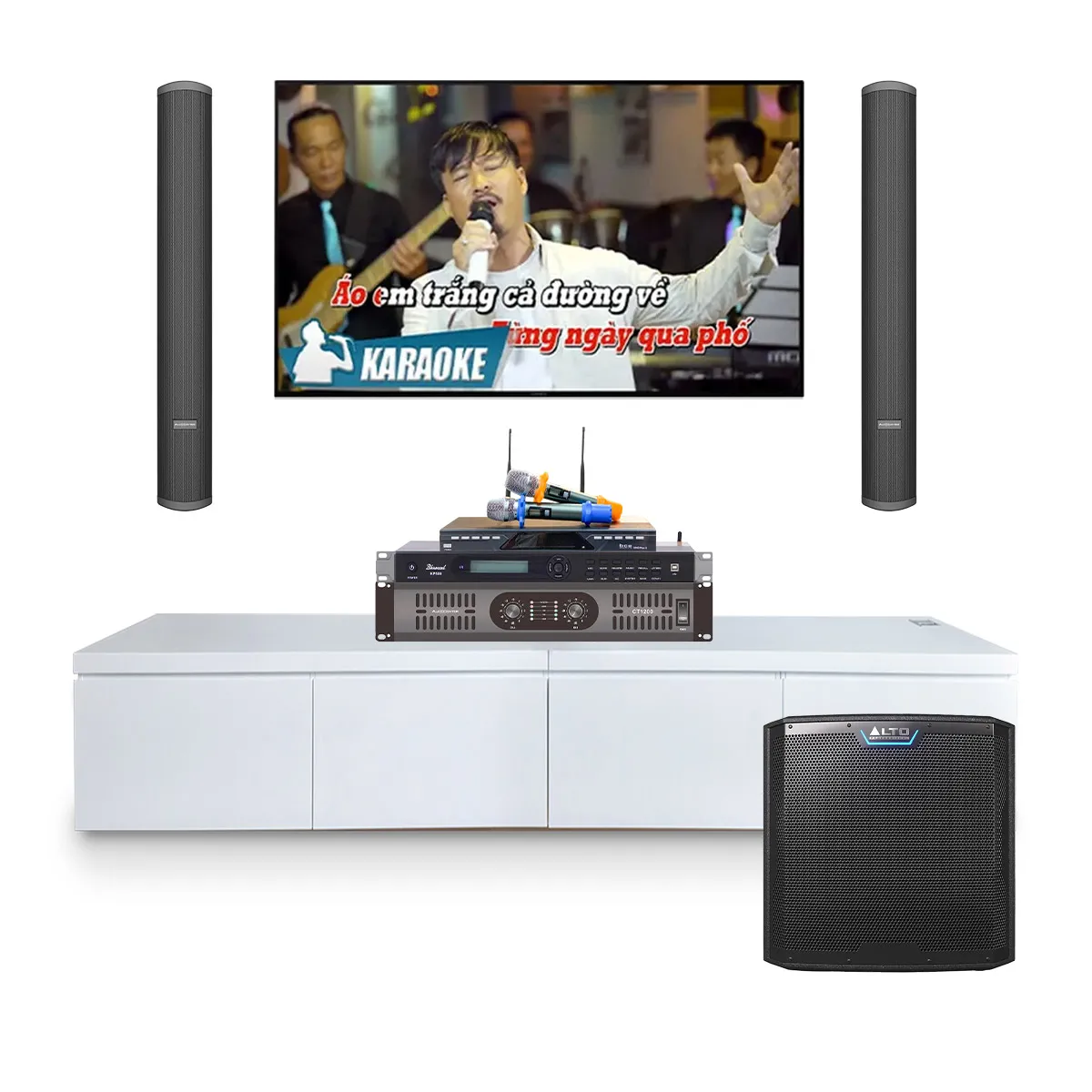 Dàn karaoke gia đình gắn tường Audiocenter Artist T83-02