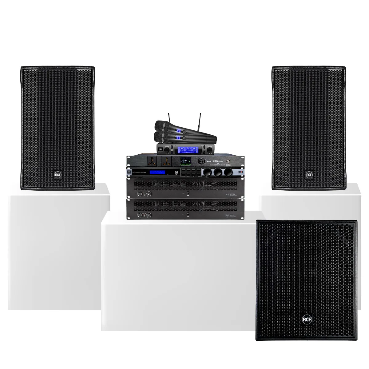Dàn karaoke gia đình cao cấp RCF 07 (RCF C MAX 4112, RCF IPS 5.0K, RCF IPS 2.5K, KX190, S8018II, VM300,...) - Hình 3
