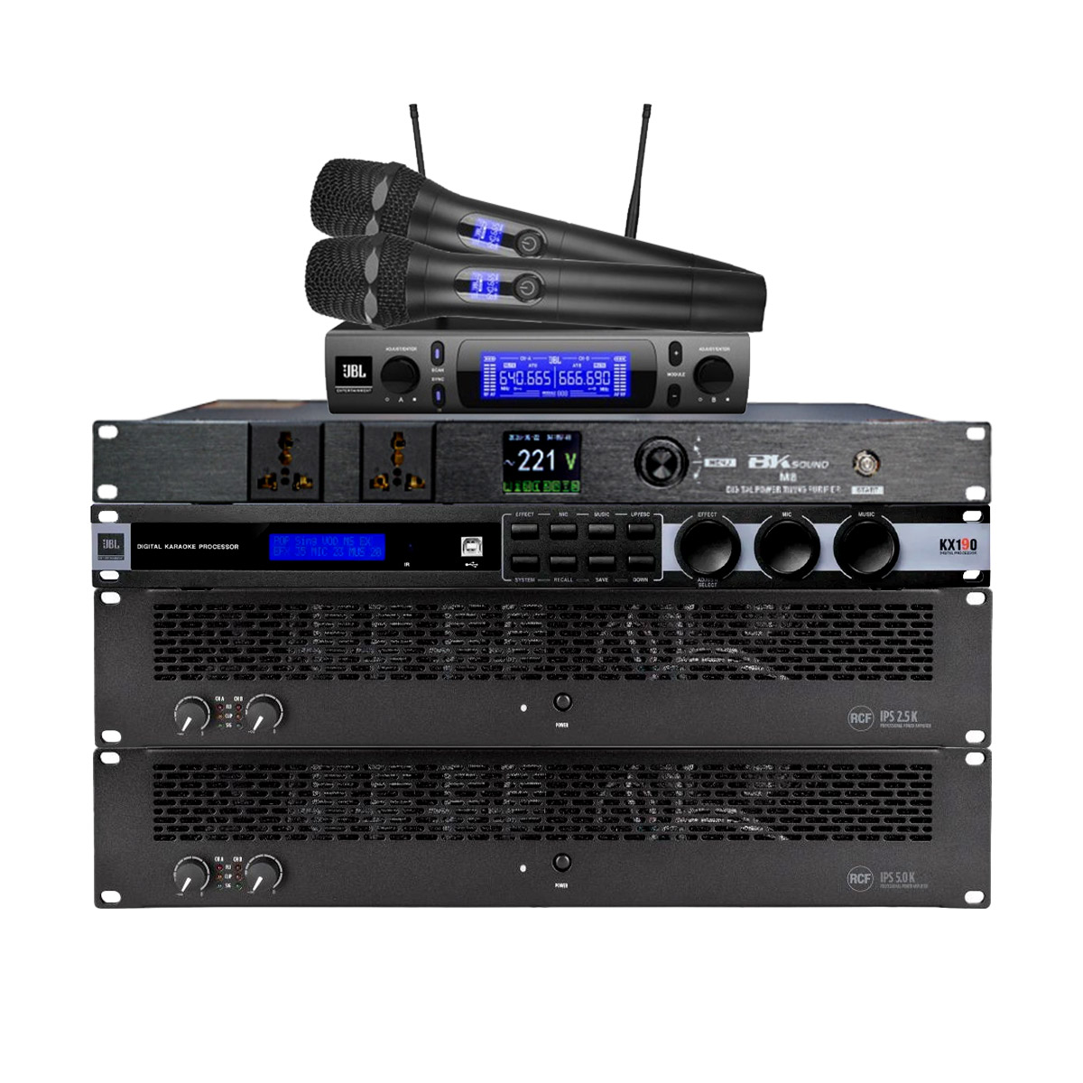 Dàn karaoke gia đình cao cấp RCF 07 (RCF C MAX 4112, RCF IPS 5.0K, RCF IPS 2.5K, KX190, S8018II, VM300,...) - Hình 11