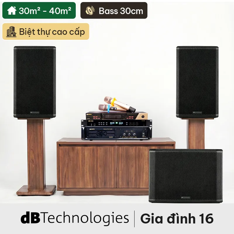 dàn karaoke gia đình dBTechnologies 16