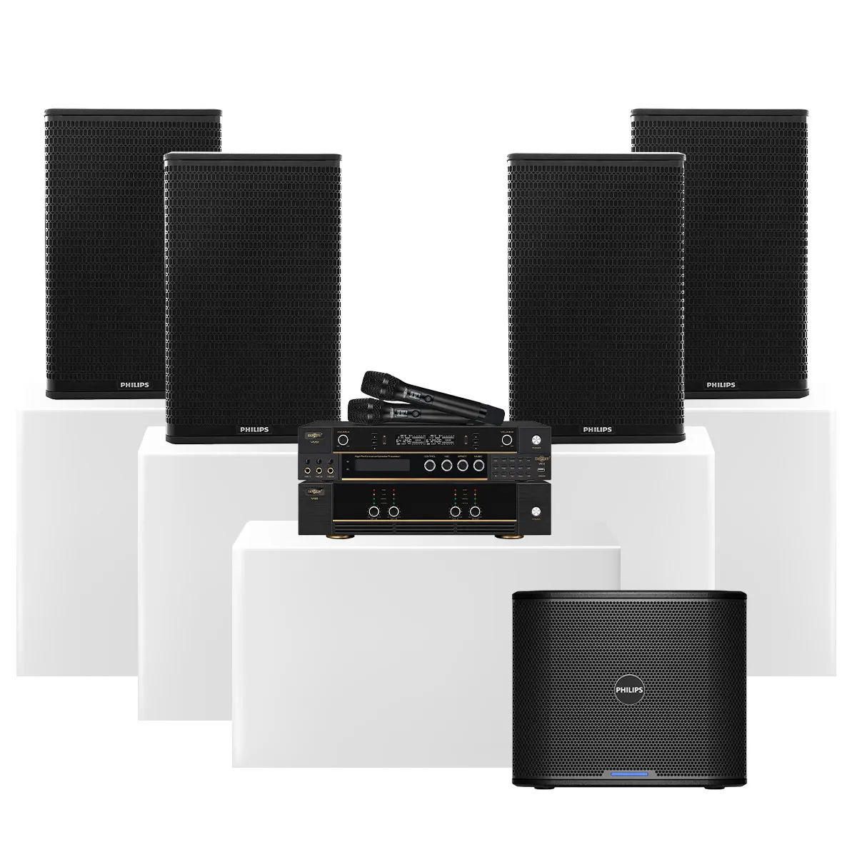 Dàn karaoke gia đình Philips 15 (Philips CSS1600/70, Philips CSS2110/70, WOLFIRST V46, WOLFIRST VX12, WOLFIRST VM3) - Hình 3