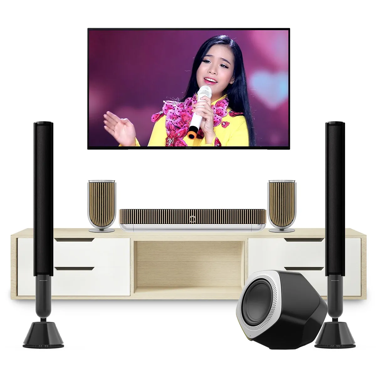 Bộ dàn âm thanh hi-end 5.2 Không dây B&O 02