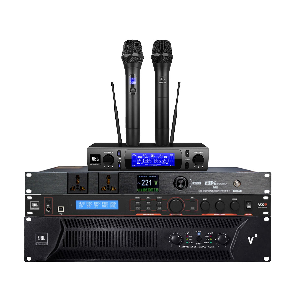 Dàn karaoke JBL cao cấp 27 (JBL MTS12, JBL V8, JBL VX9, JBL IRX115S, JBL VM300, Bksound M8) - Hình 9