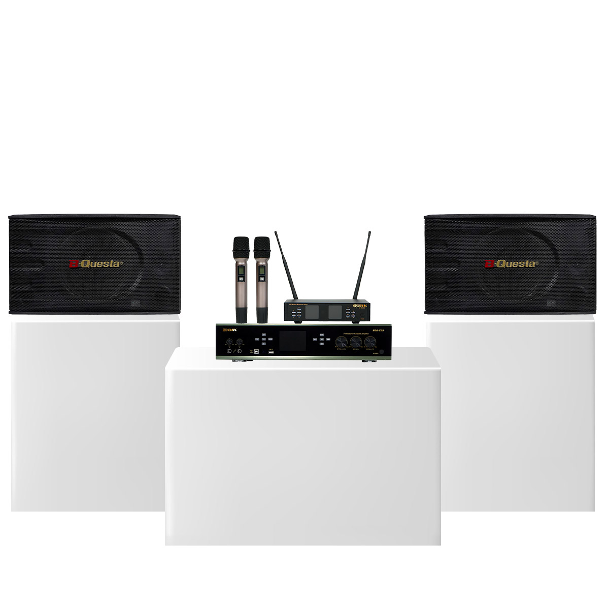 Dàn karaoke gia đình, Chung Cư Giá Rẻ, Karaoke Box 02 (BIK BK-C25, BIK BDA-X33, BIK BJ-U100II) - Hình 2