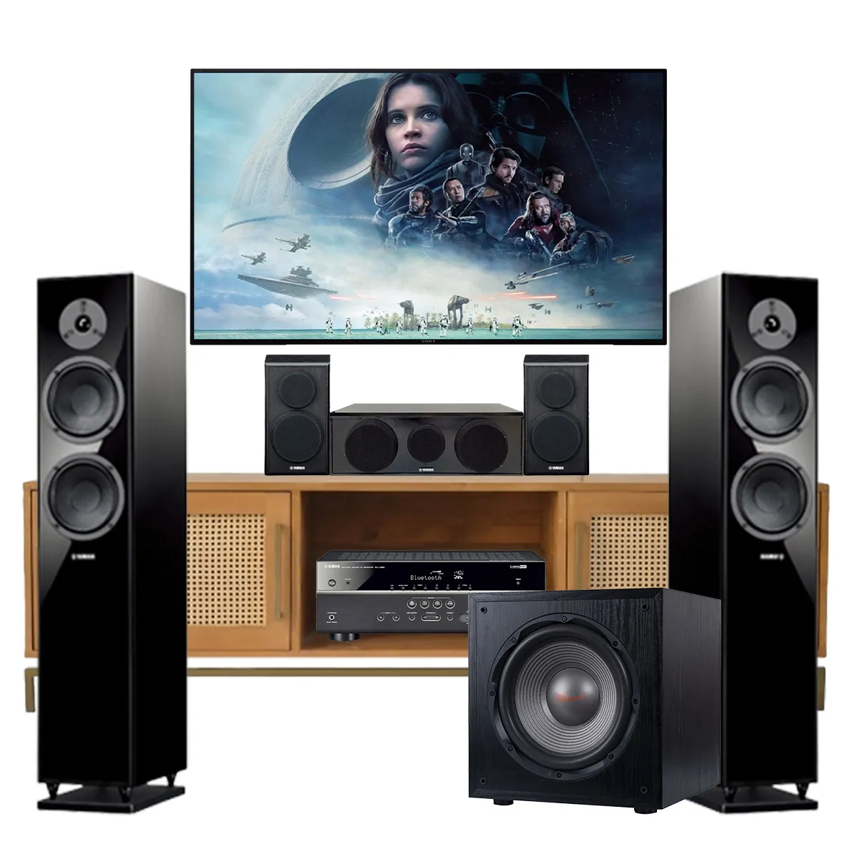 Dàn âm thanh 5.1 xem phim, nghe nhạc Yamaha 07