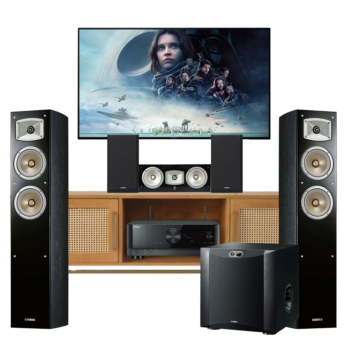 Dàn âm thanh 5.1 xem phim, nghe nhạc Yamaha 11