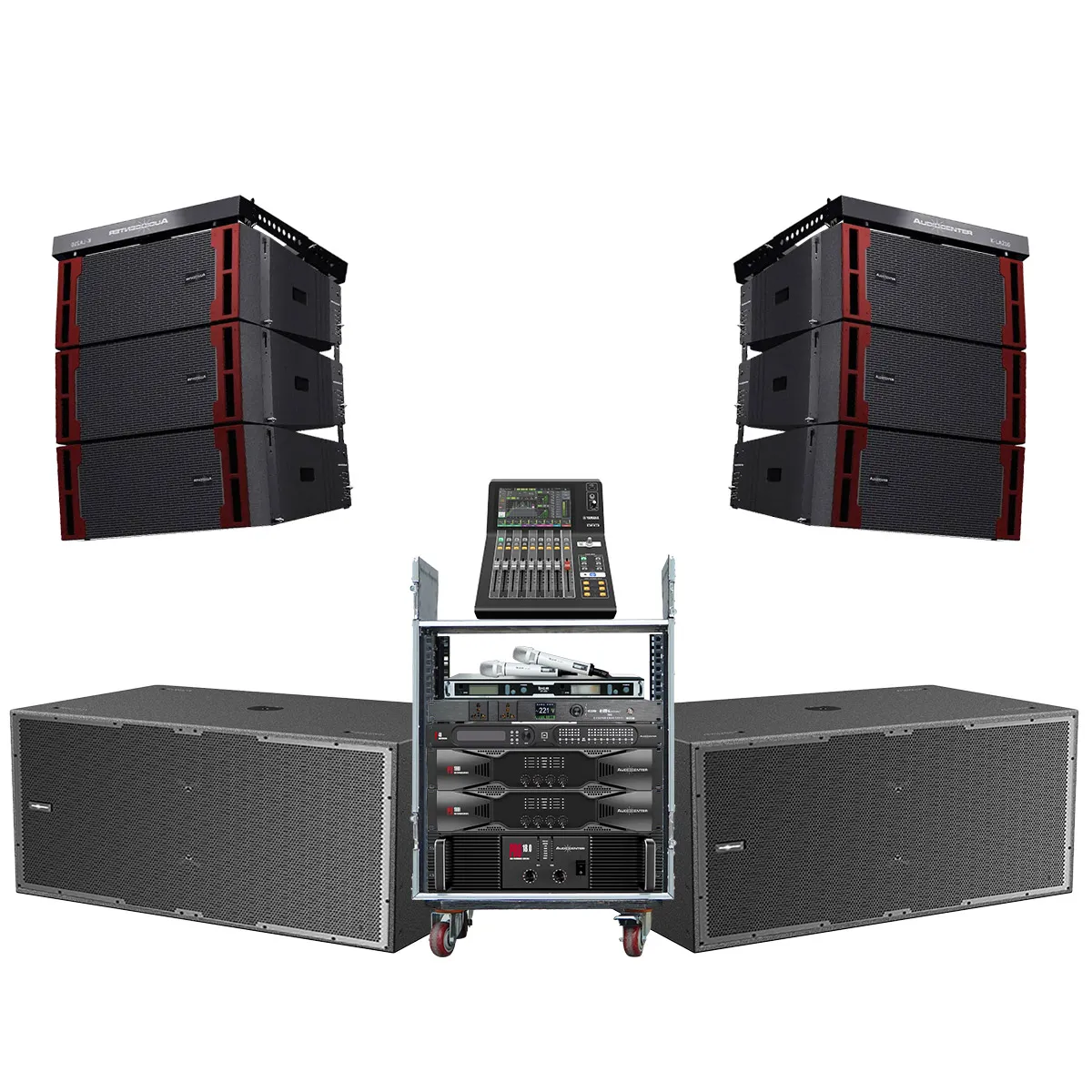 Dàn Line Array Passive Audiocenter KLA 03 (Audiocenter K-LA210, K-LA218, PD1000, PRO18.0, DM3 Standard, P48...)