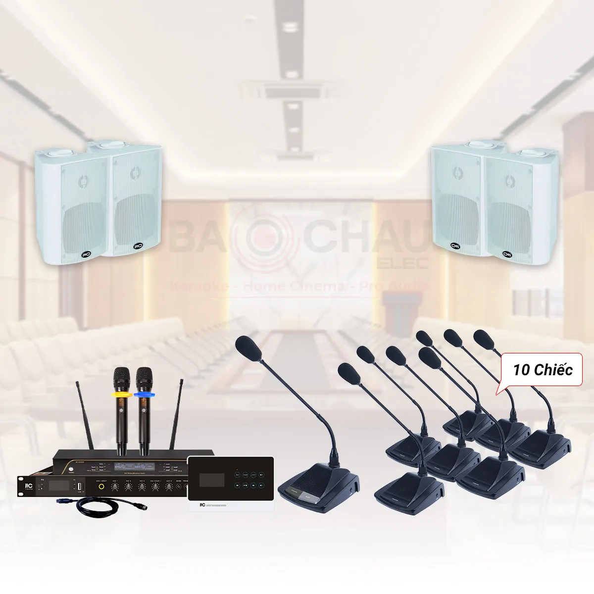 Hệ thống Âm thanh thông báo hội thảo, hội nghị, phòng họp 05