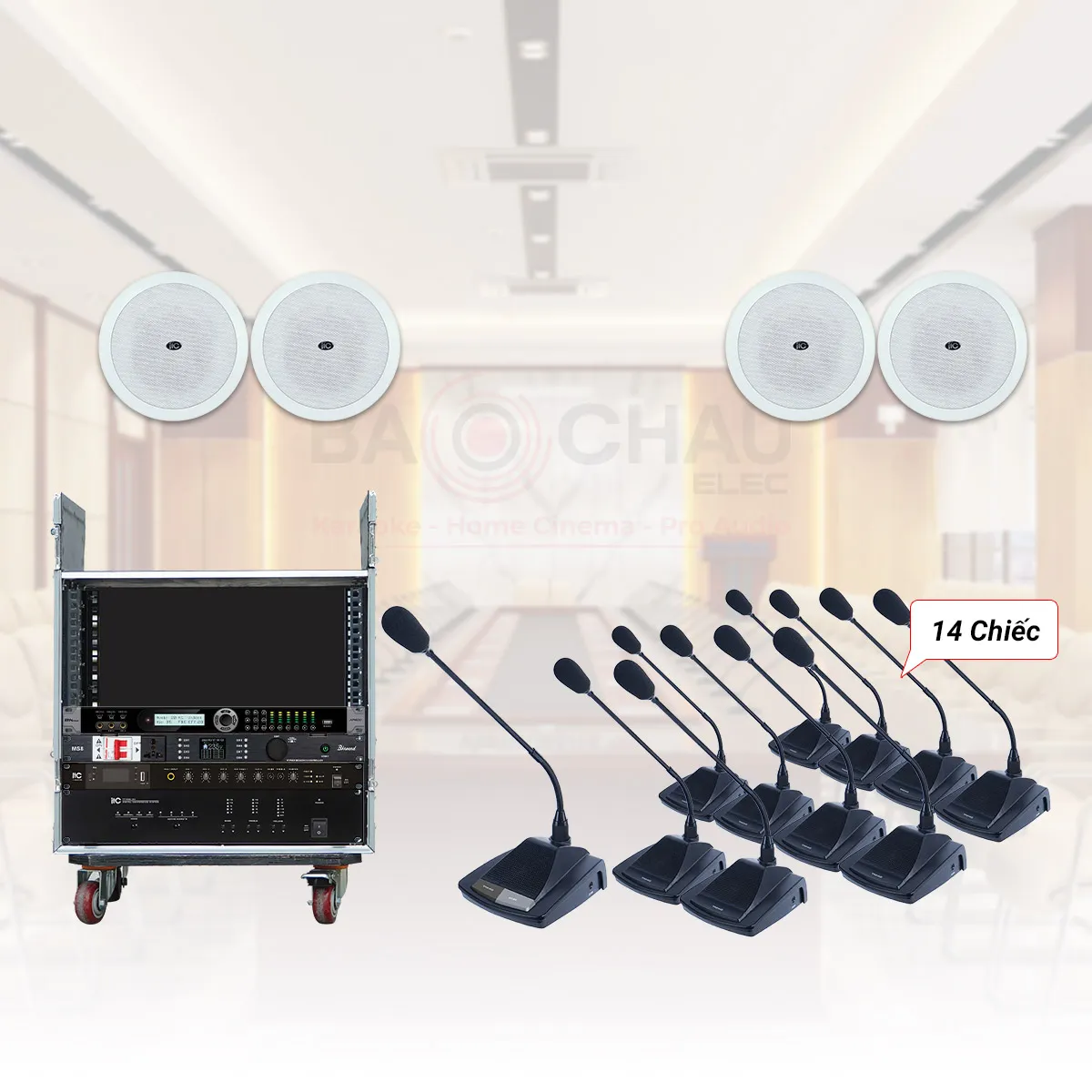Hệ thống âm thanh thông báo hội thảo hôi nghị phòng họp 07