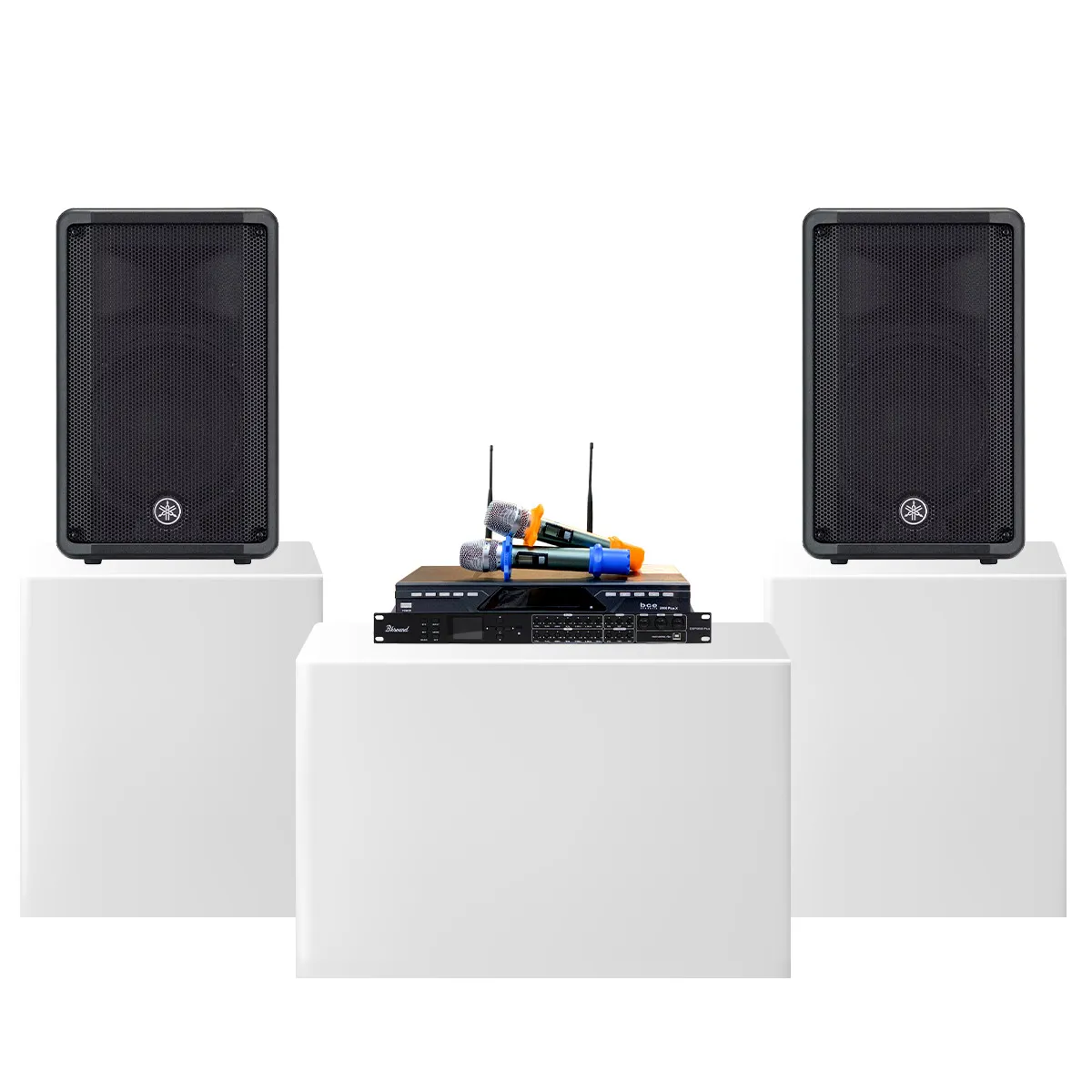 Dàn Karaoke Yamaha Active 04 (Yamaha DBR10, BKSound DSP 9000 Plus, U900 Plus X) - Hình 2
