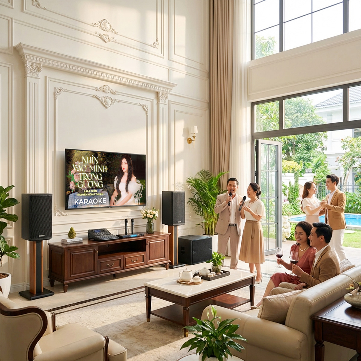 Dàn karaoke siêu cao cấp cho gia đình - biệt thự 08 (dBTechnologies Vio X12, VIO S115, Alto TMD16, Baiervires BS9800,…) - Hình 3