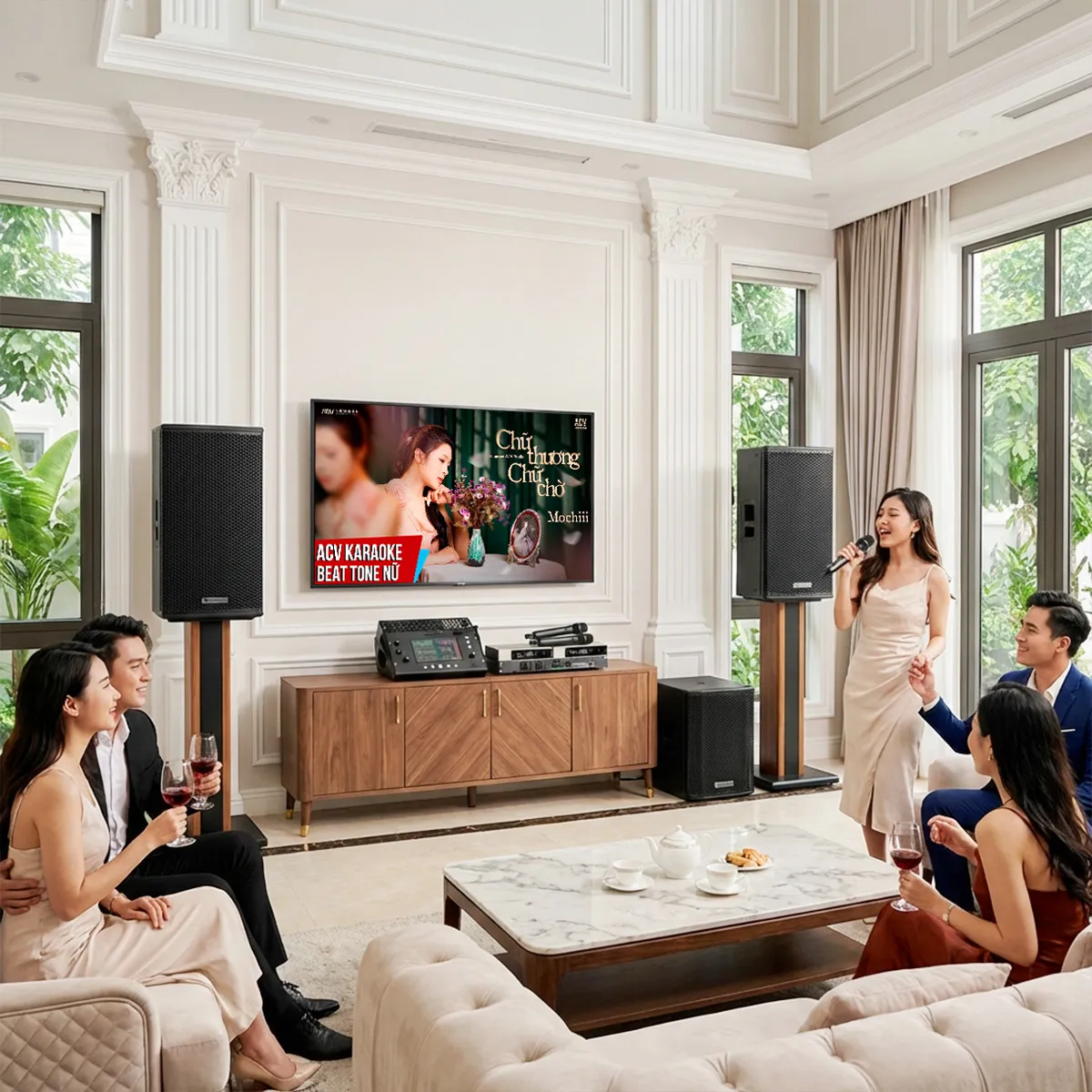 Dàn karaoke siêu cao cấp cho gia đình - biệt thự 01 (dBTechnologies Vio X10, Sub612, CQ-18T…) - Hình 4