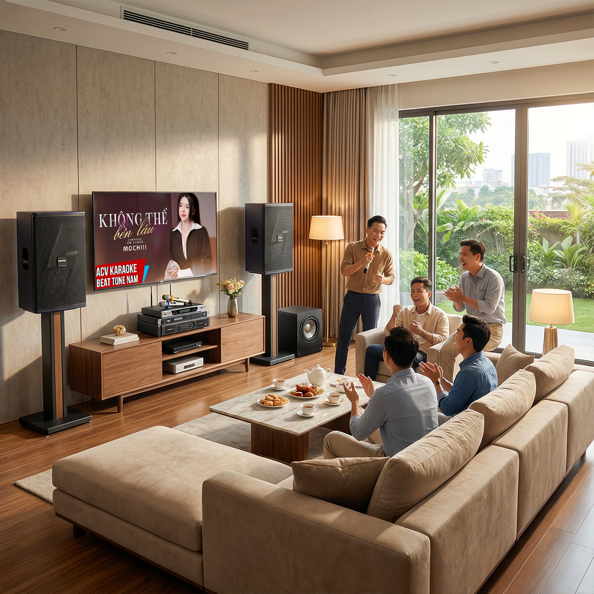 Dàn karaoke gia đình Domus 25 (Domus DP6212 MAX, Audiocenter CT2400, Bksound KP500, Bksound SW612MKII, BCE UGX12) - Hình 5