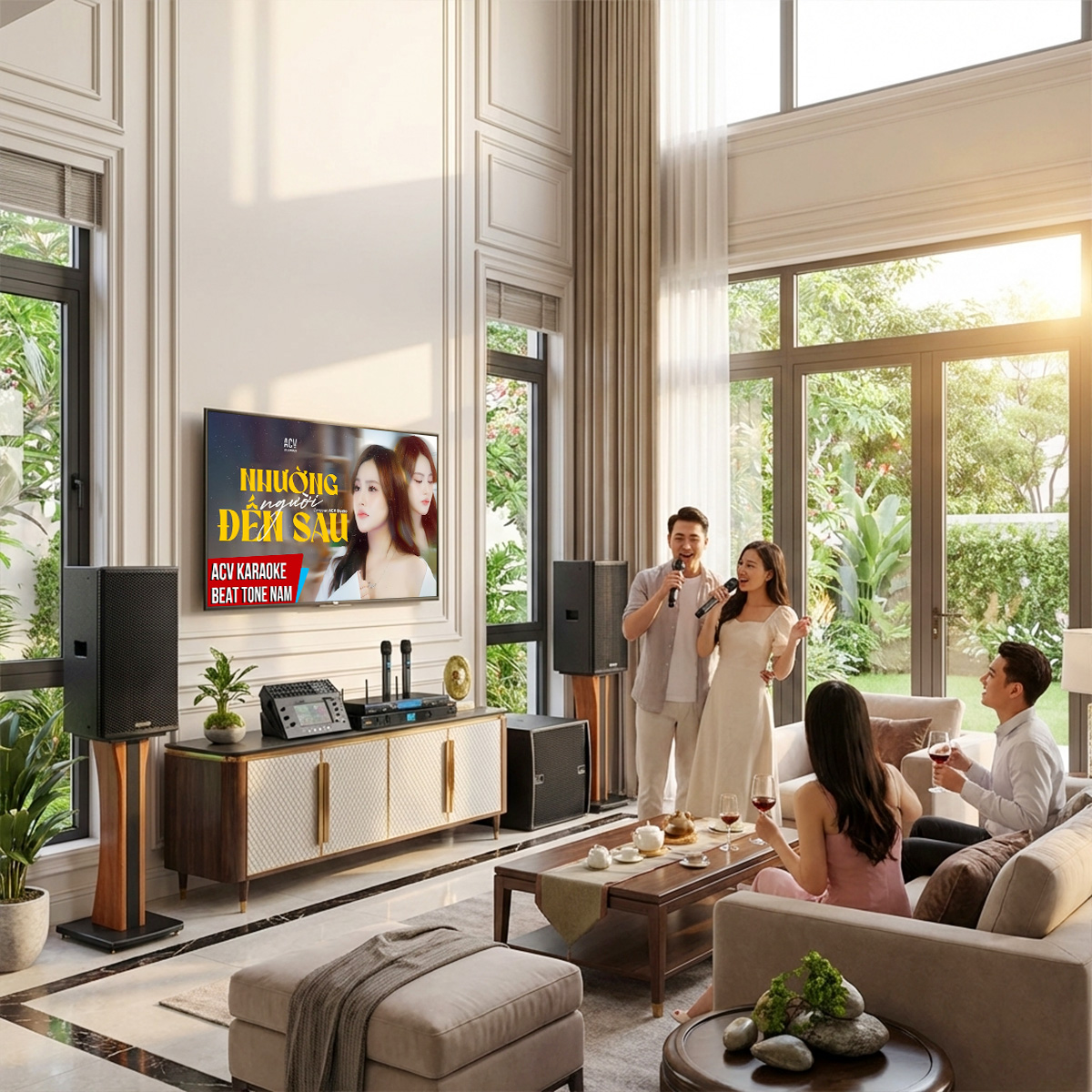 Dàn karaoke siêu cao cấp cho gia đình - biệt thự 03 (dBTechnologies Vio X15, Sub 618, CQ-18T,…) - Hình 4