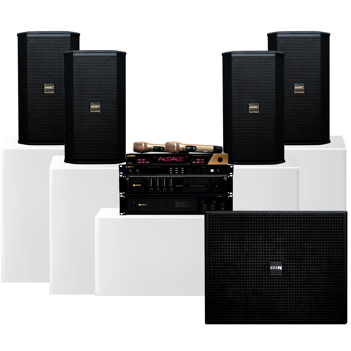 Dàn karaoke cao cấp Luxury 01 (BIK BSP 410II, BIK BPA-H62, BIK CA-J604, BIK BPR-8600, BIK BSP- W151, BIK BJ-U600) - Hình 2