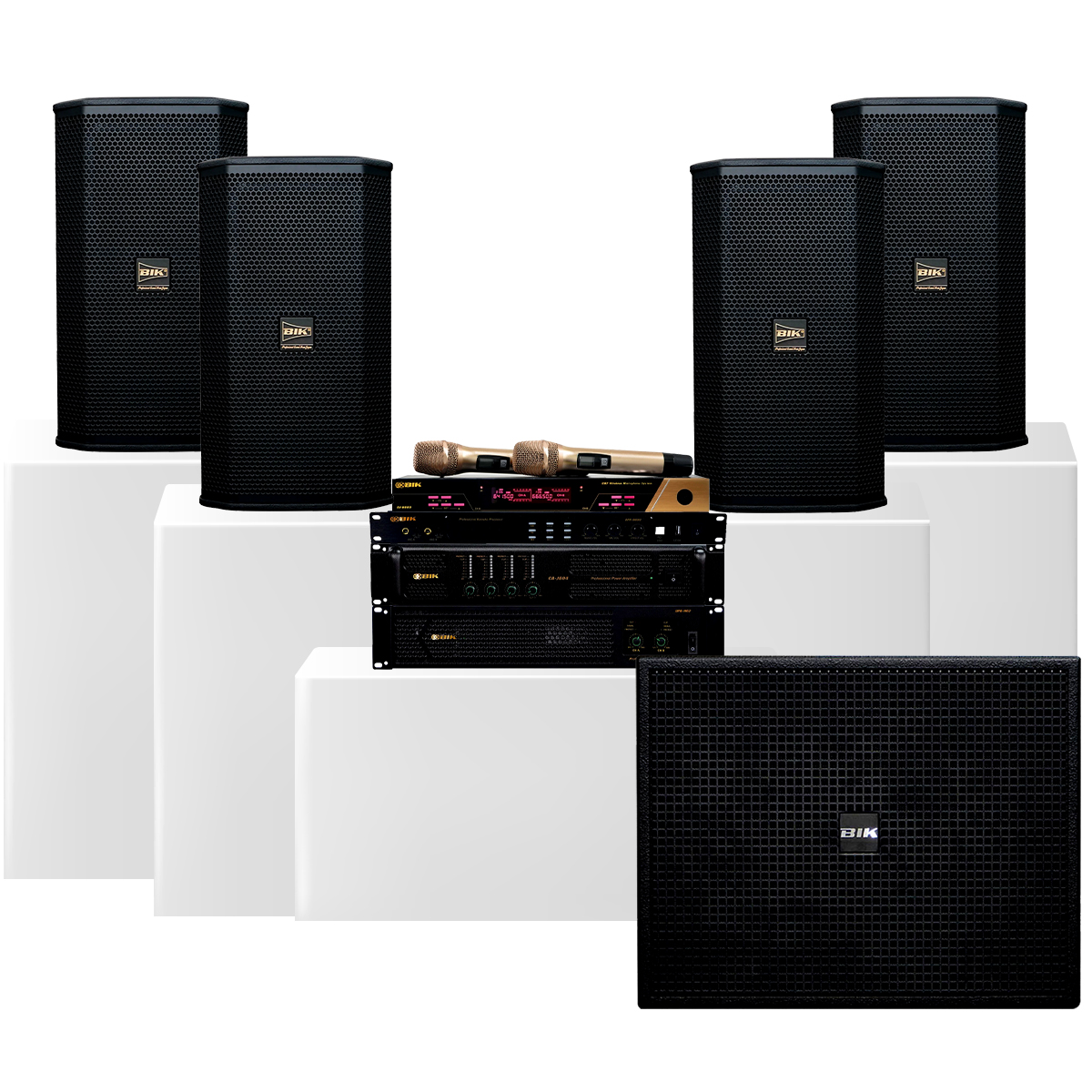 Dàn karaoke cao cấp Luxury 01 (BIK BSP 410II, BIK BPA-H62, BIK CA-J604, BIK BPR-8600, BIK BSP- W151, BIK BJ-U600) - Hình 2