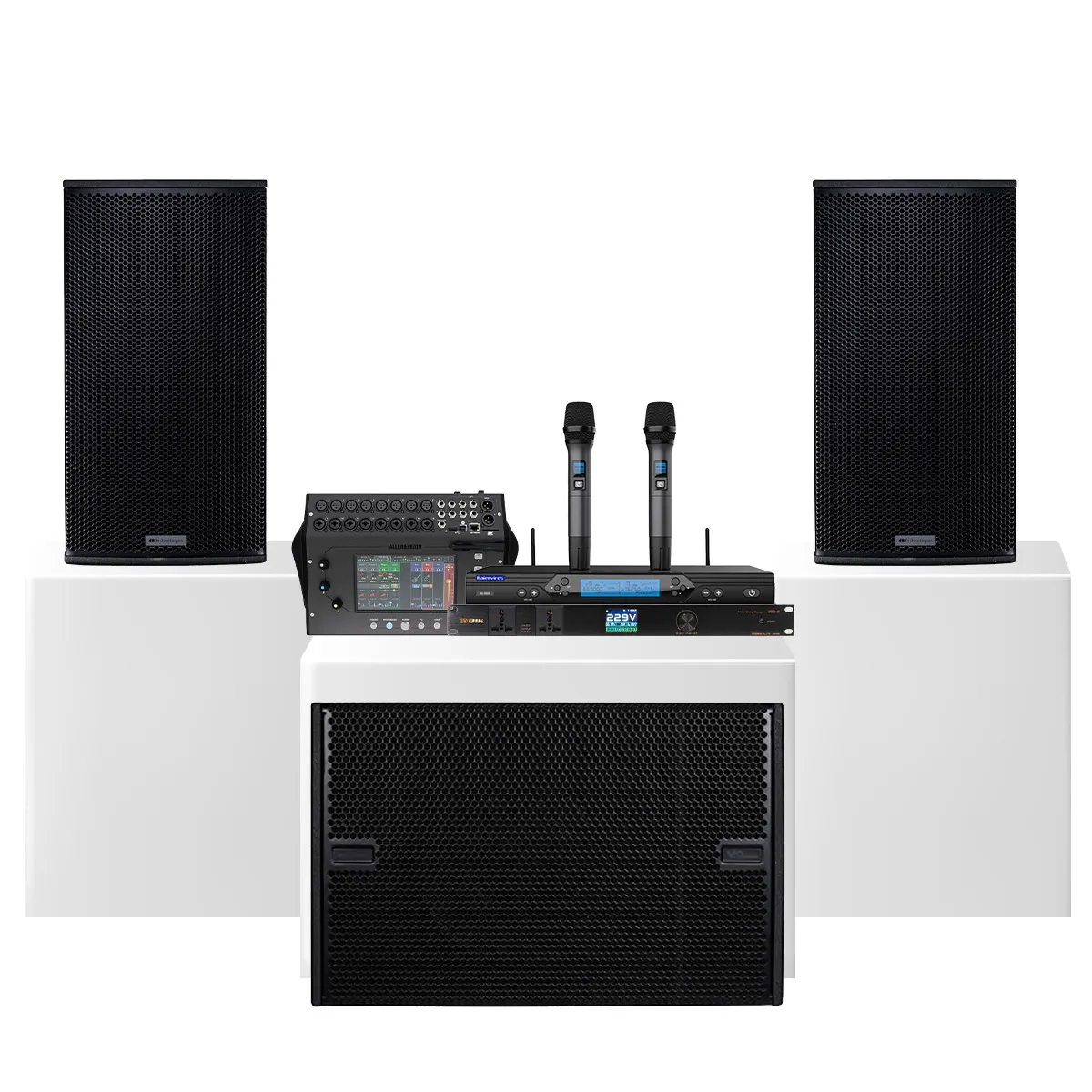 Dàn Karaoke Siêu Cao Cấp Cho Gia Đình - Biệt Thự dBTechnologies 10 (Vio X15, VIO S115, Allen & Heath CQ-18T...)