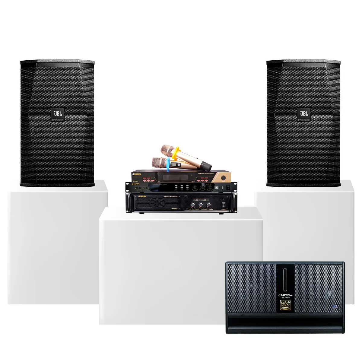 Dàn karaoke cao cấp JBL 40 (JBL XS15, BIK VM830A, BIK BPR-8600, BIK BJ-W66PLUS, BIK BJ-U600) - Hình 2