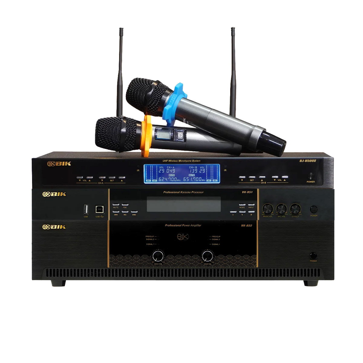 Dàn karaoke đồng bộ BIK New 2025-03 (BIK CS-625, BIK VK-A52, BIK VK-R51, BIK BBK-W55A, BIK BJ-U500 II) - Hình 7