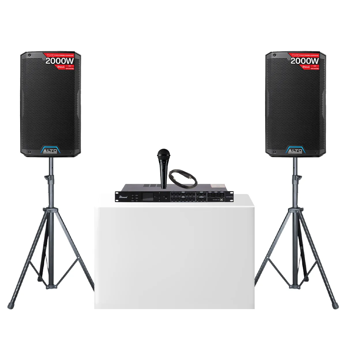 Dàn karaoke di động Alto 01 (Alto TS410, DSP-9000 Plus, Shure PGA58-QTR) - Hình 1